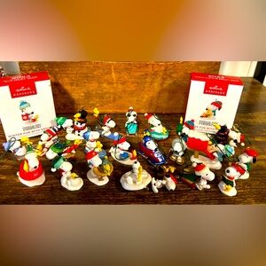 Winter Fun with Snoopy ornaments